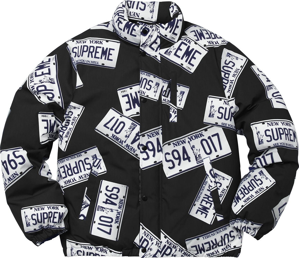 License Plate Puffy Jacket view 31